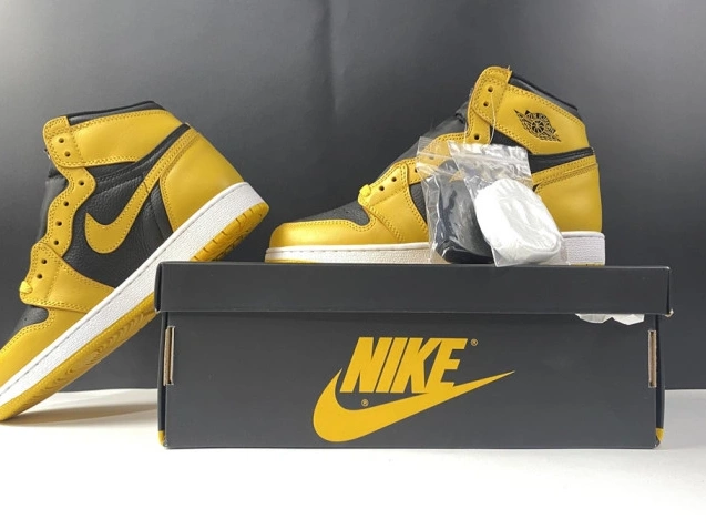 Bmlin Air Jordan 555088-701 Pollen 1 High OG Retro 0627